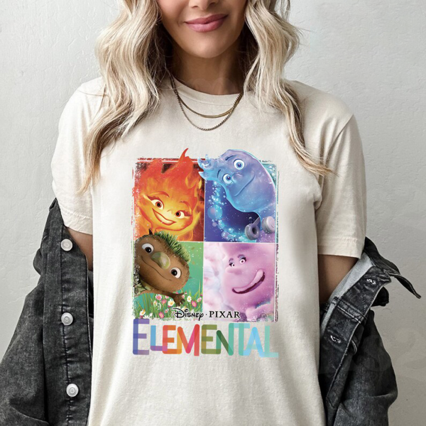 Ember and Wade Find Your Glow And Flow Shirt / Elemental Pixar Disney Movie T-shirt / Walt Disney World / Disneyland Trip / Funny Gift