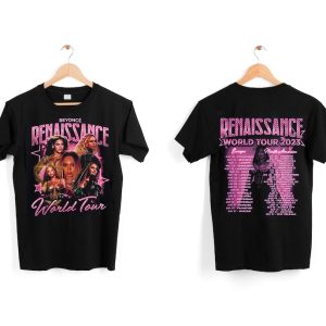 Beyonce Renaissance Two Sides Shirt, Beyonce Renaissance Tour 2023 T-Shirt, Renaissance Tour 2023 T Shirt, Music World Tour 2023 T-Shirt