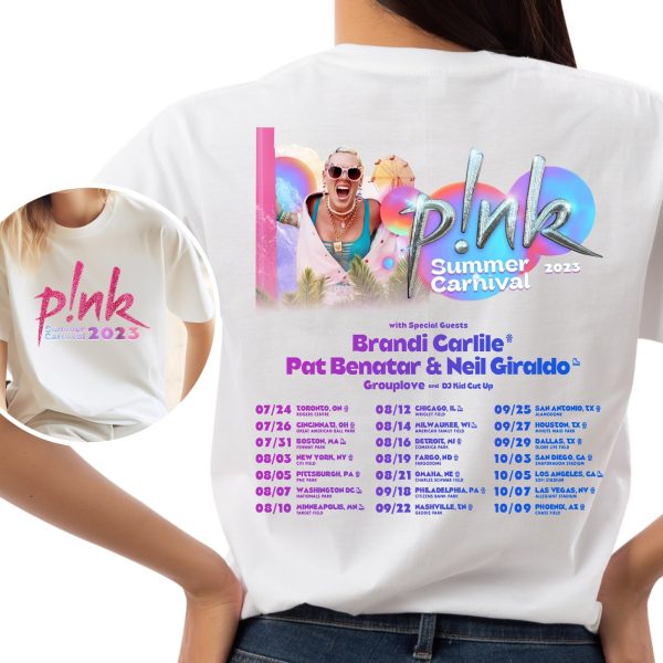 P!nk Summer Carnival 2023, Trustfall Album Tee, Pink Singer Tour, Music Festival Shirt, Concert Apparel, Tour Shirt, Pink Music Clothing