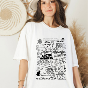 Arctic Monkeys Band Shirt, Arctic Monkeys Lyric Shirt, Arctic Monkeys Merch, Arctic Monkeys Doodle | Artic Monkeys, AM album, AM Fan Gift