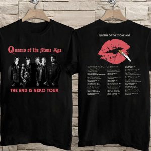 Queens of the Stone Age The End is Nero Tour 2023 T-Shirt, Queens of the Stone Age Tour 2023 T-Shirt, Rock Tour 2023 Shirt, Music Tour Shirt