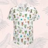 Pokemon Hawaiian Shirt, Pokemon Shirt, Button Up Shirt, Pokemon Summer Shirt, Short Sleeve Shirt, Shirt For Men, Anime Shirts