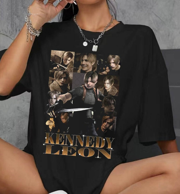 Kennedy Leon Residence Evil Horror Game Shirt