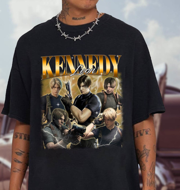 Leon Residence Evil Kennedy Gaming Shirt