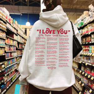 I Love You Taylor Lyrics Sweatshirt, Swiftie Merch, Taylor Swiftie Gifts Hoodie, Taylor Sweatshirt, Taylor’s Version Sweatshirt