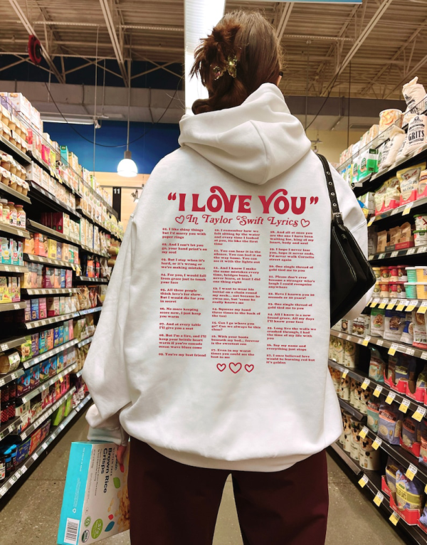 I Love You Taylor Lyrics Sweatshirt, Swiftie Merch, Taylor Swiftie Gifts Hoodie, Taylor Sweatshirt, Taylor’s Version Sweatshirt