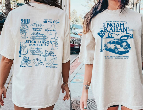 Noah Kahan Stick Season 2023 Tour Shirt, Noah Kahan Folk Pop Music Shirt, Noah Kahan Tour 2023 Illustrated Album, Stick Season Shirt