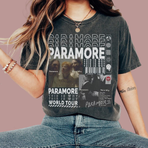 Paramore Music Shirt,Y2K 90s Merch Vintage Paramore Announce 2023 Tour Tickets Album This Is Why Graphic Tee