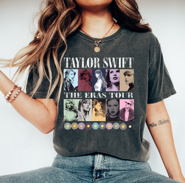 The Eras Tour Vintage Style Tshirt | Swiftie Gift | Taylor Swift Concert Merch