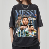 Lionel Messi Shirt, Football Soccer shirt, Classic 90s Graphic Tee, Unisex, Vintage Bootleg, Gift, Retro