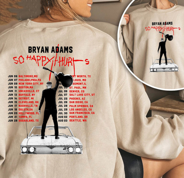 Bryan Adams Tour 2023 Vintage Shirt For Music Lover