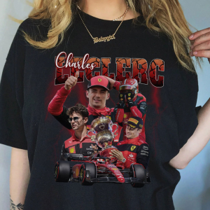 Charles Leclerc Vintage Shirt, Ferrari Trending Unisex Hoodie Crewneck