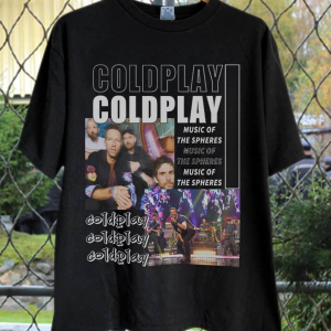 2023 Coldplay World Tour Shirt, Music Of The Spheres Tour 2023 Short Sleeve Unisex T-shirt