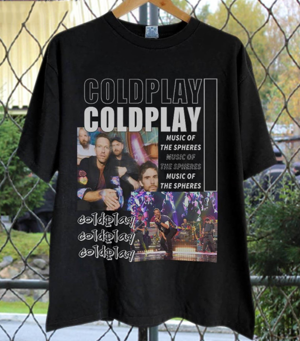 2023 Coldplay World Tour Shirt, Music Of The Spheres Tour 2023 Short Sleeve Unisex T-shirt