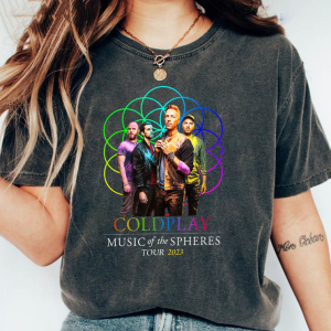 Music Of The Spheres Trendy Shirt, Coldplay Tour 2023 Long Sleeve Tee Tops