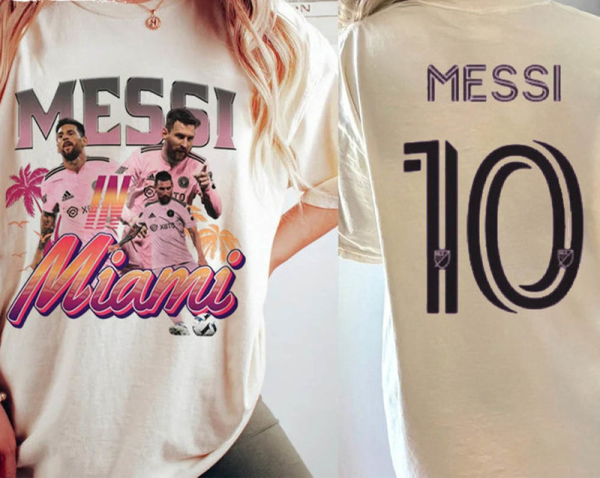 Messi Miami Shirt, Inter Miami Leo Messi 2023-2024 Home, Trending Unisex T-Shirt, Gifts For Fan, Messi 10, Shirt for Him