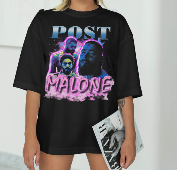 Post Malone Vintage Graphic Shirt, Post Malone Shirt, Post Malone Merch, Post Malone Graphic Tee