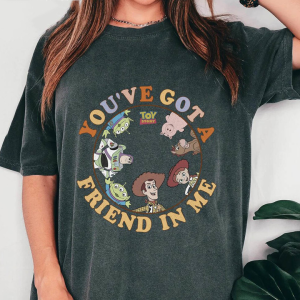 You’ve Got A Friend In Me Shirt, Groovy Toy Story Short Sleeve Sweatshirt