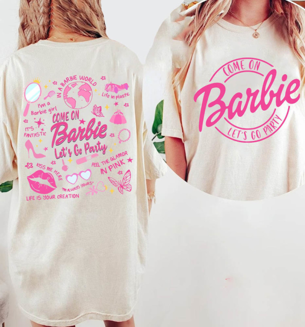 Barbie Movie 2023 , Barbie Tshirt Doll, Barbie Shirt Funny, Barbie Tshirt For Girls, Barbie Squad Shirt,Barbie Gifts For Women