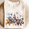 Retro Disney 4th Of July Mickey And Friends Shirt