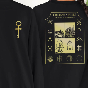 Greta Van Fleet Shirt, The Battle At Garden Unisex Hoodie Sweater