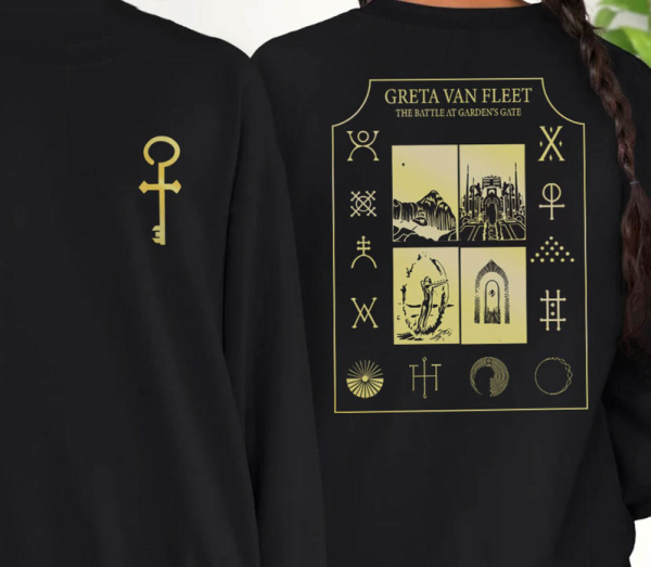 Greta Van Fleet Shirt, The Battle At Garden Unisex Hoodie Sweater