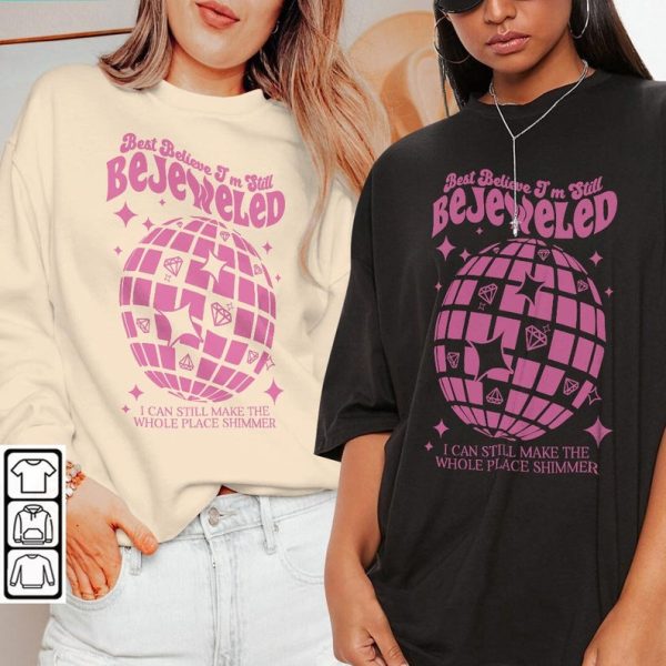 Taylor Swift Music Shirt, Sweatshirt Y2K Vintage Merch Eras Tour 2023 Album Bejeweled Collegiate Graphic Tee Unisex Gift For Fan