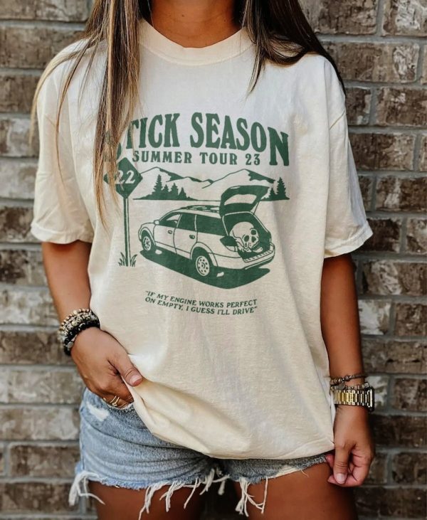 Vintage Stick Season Summer Tour 2023 Tshirt, Sticky Season tour Shirt, The View Between Villages Tshirt, Orange Juice shirt, Folk Pop Music