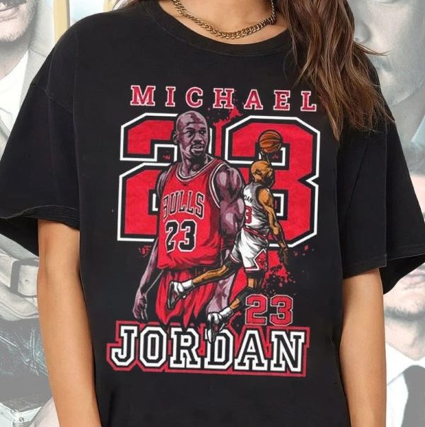 Michael Jordan T-Shirt Sweatshirt Hoodie, Michael Jordan T-Shirt, Retro American Basketball Bootleg Gift, Vintage Sport Tee