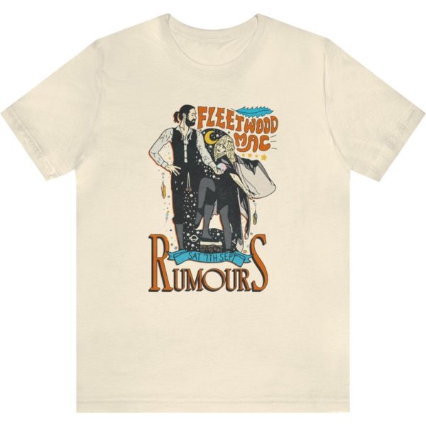 Fleetwood Mac Shirt, Vintage Style Band, Rumors Top, Pink Floyd, FleetWood Mac 1980s T-Shirt, Stevie Nicks, Rock Band Tee