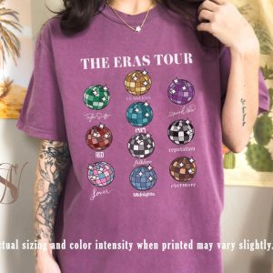 Disco Ball The Eras Tour Tshirts, Disco Ball Shirt, Taylor Eras Tour 2023 Shirt, Swiftie Fan Shirt