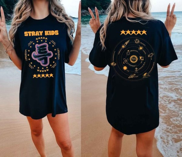 5 Star Stray Kids Shirt, Stray Kids New Album Shirt, Stray Kids Maxident Shirt, Stray Kids Felix 5 Star Shirt, Stray Kids Shirt,Gift for Her