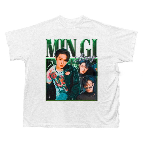 ATEEZ Mingi Retro Classic T-shirt – Kpop Bootleg Tee – Kpop Gift for her or him – Kpop Merch – Ateez Atiny Tee