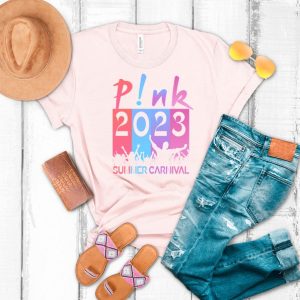 P!nk Pink Singer Summer Carnival 2023 Tour Shirt,Pink Fan Lovers Shirt,Music Tour 2023 Shirt,Trustfall Album Shirt,Pink Tour Shirt