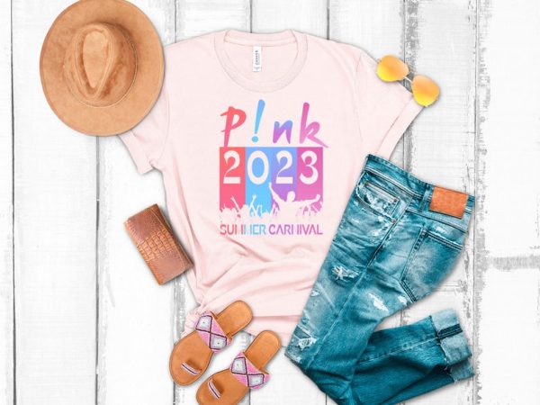 P!nk Pink Singer Summer Carnival 2023 Tour Shirt,Pink Fan Lovers Shirt,Music Tour 2023 Shirt,Trustfall Album Shirt,Pink Tour Shirt