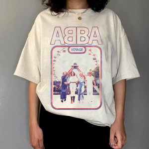 Retro A2BA Voyage 1979 Unisex Shirt, Abba Concert Tee, Abba Tour Shirt, Abba Fan Gift, Gift For Fan