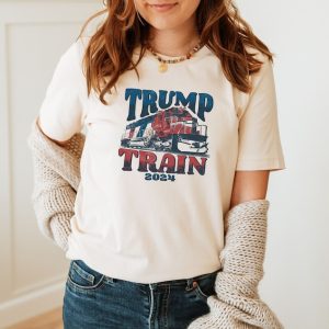 Trump Train 2024 Shirt, Trump 4th of July Shirt, Trump Republican T-shirt, 4th Of July Shirt, Great America Funny 4th of July Trump Tee, USA