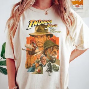 Vintage 90s Indiana Jones Adventure Disneyland 1995,Indiana Jones Shirt, Vintage Disney Movie Shirt, Disneyland Adventure