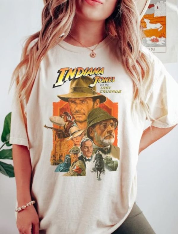 Vintage 90s Indiana Jones Adventure Disneyland 1995,Indiana Jones Shirt, Vintage Disney Movie Shirt, Disneyland Adventure