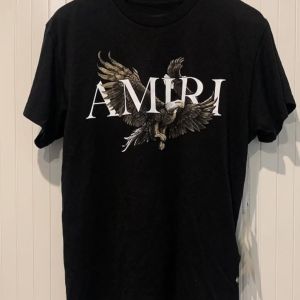 AMIRI Eagle Shirt, Simple Logo Amiri Shirt, Amiri Eagle Paint Black Sweatshirt, Hoodie, Merch, Gift for Him, gift For Her