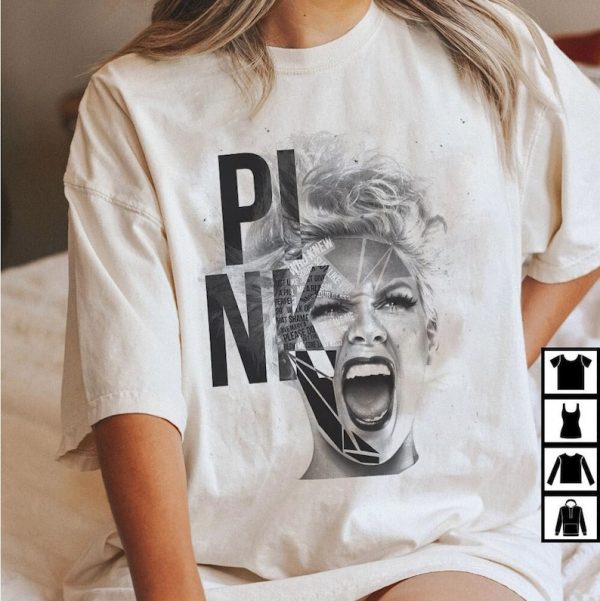 P!nk Pink Singer Summer Carnival 2023 Tour T-Shirt, Trustfall Album T-Shirt T8, Pink Tour T-Shirt, Music Tour 2023 Shirt