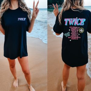 Twice Fan Shirt, Twice Ready To Be Tour 2023 Shirt, Twice 5th World Tour Shirt, Kpop Fans Shirt, Twice Concert Clothing For Her