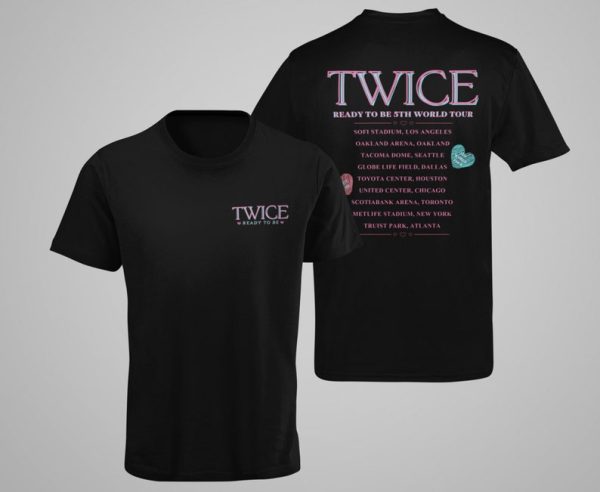 Twice World Tour Shirt, Twice tour shirt, Twice shirt, Twice kpop shirt, Twice tee, Twice tour tee, Twice 2023 tour shirt