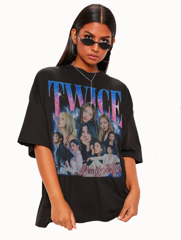 Twice Retro Bootleg T-shirt, Twice Shirt, Kpop Shirt, Kpop Merch, Twice Clothing, Kpop Gift for Fans, Ready To Be Concert 2023