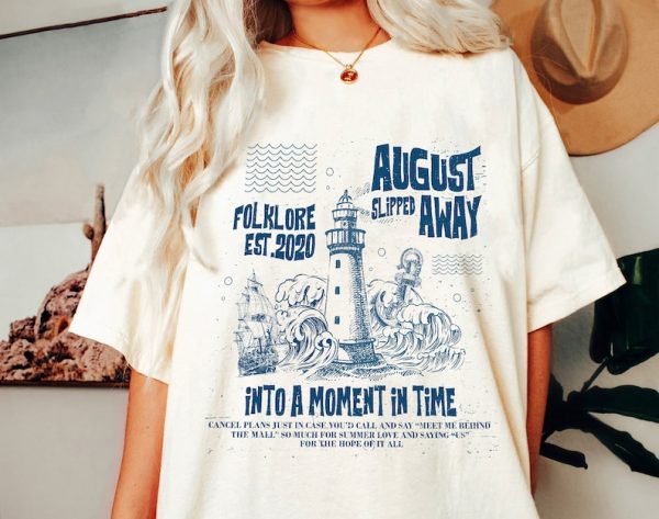 Comfort Color August Taylor Shirt, August Slipped Away Shirt, August Tee, Folklore Merch, August Taylor, Folklore Shirt, Reputation Merch