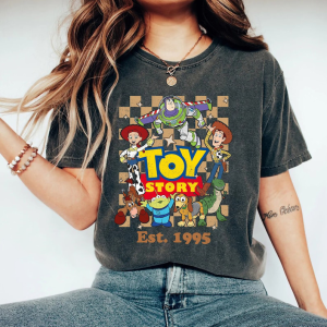 Comfort Colors Disney Toy Story Est 1995 shirt, Disney Toy Story Characters Group shirt, Disney Family Vacation Trip, Toy Story Birthday tee