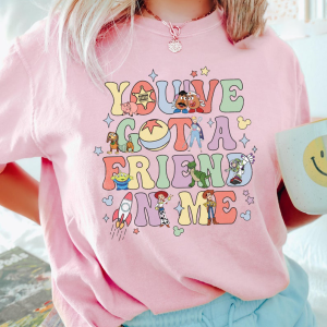 Retro Disney Toy Story You’ve Got A Friend In Me Shirt, Vintage Character Group Matching, Disney Family Vacation Shirt, Disney Trip Shirt