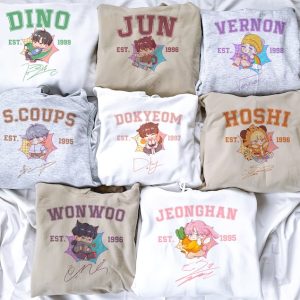 Seventeen Kpop Shirt, Seventeen FML Album Sweatshirt, Seventeen S.Coups, Jeonghan, Joshua, Jun, The8, DK, Hoshi, Wonwoo