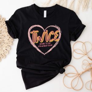 Ready To Be Tour 2023 Twice Shirt, Twice 5th World Tour Tshirt, Kpop Twice Merch, Nayeon Jeongyeon Momo Sana Jihyo Mina Dahyun Tee, Kpop Tee