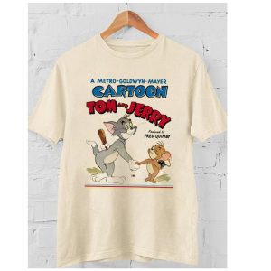 Trust No One Tom and Jerry comic poster Vintage Shirt, Cartoon Shirt, Tom and Jerry birthday Shirt, Gift for Fan